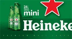 Heineken 24 Pack Mini Beer 24 - 7 fl oz Bottles