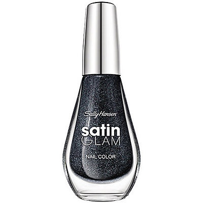 slide 1 of 1, Sally Hansen Satin Glam Nail Color Silk Onyx, 1 ct