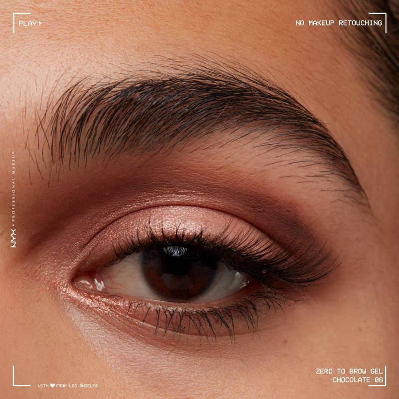 slide 8 of 9, Nyx Zro To Brw Gel Choc, 1 ct