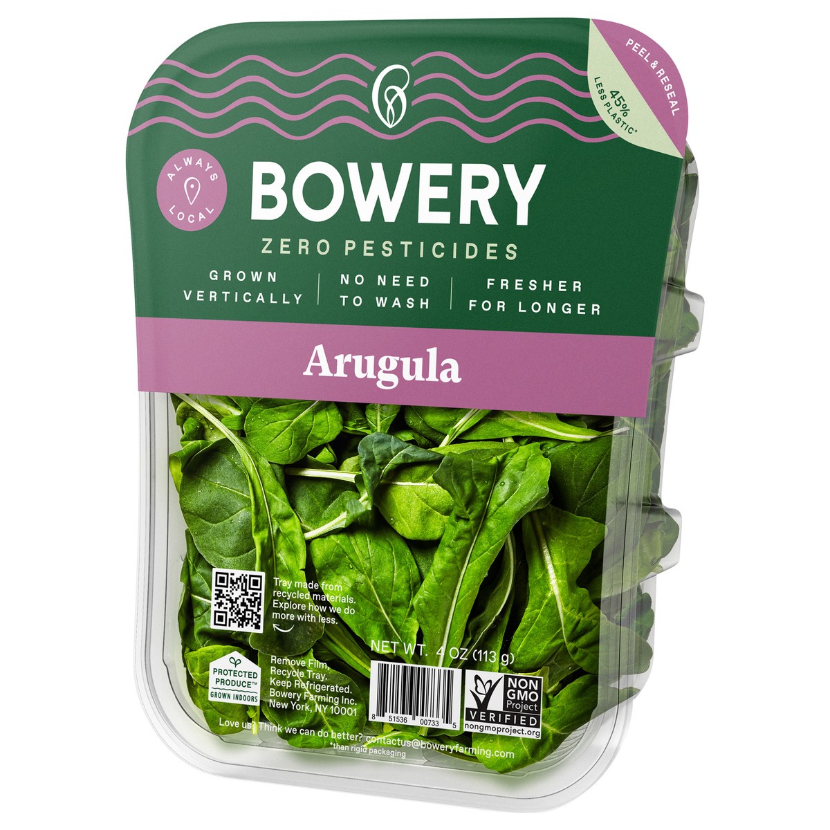 slide 6 of 8, Bowery Arugula, 4 oz