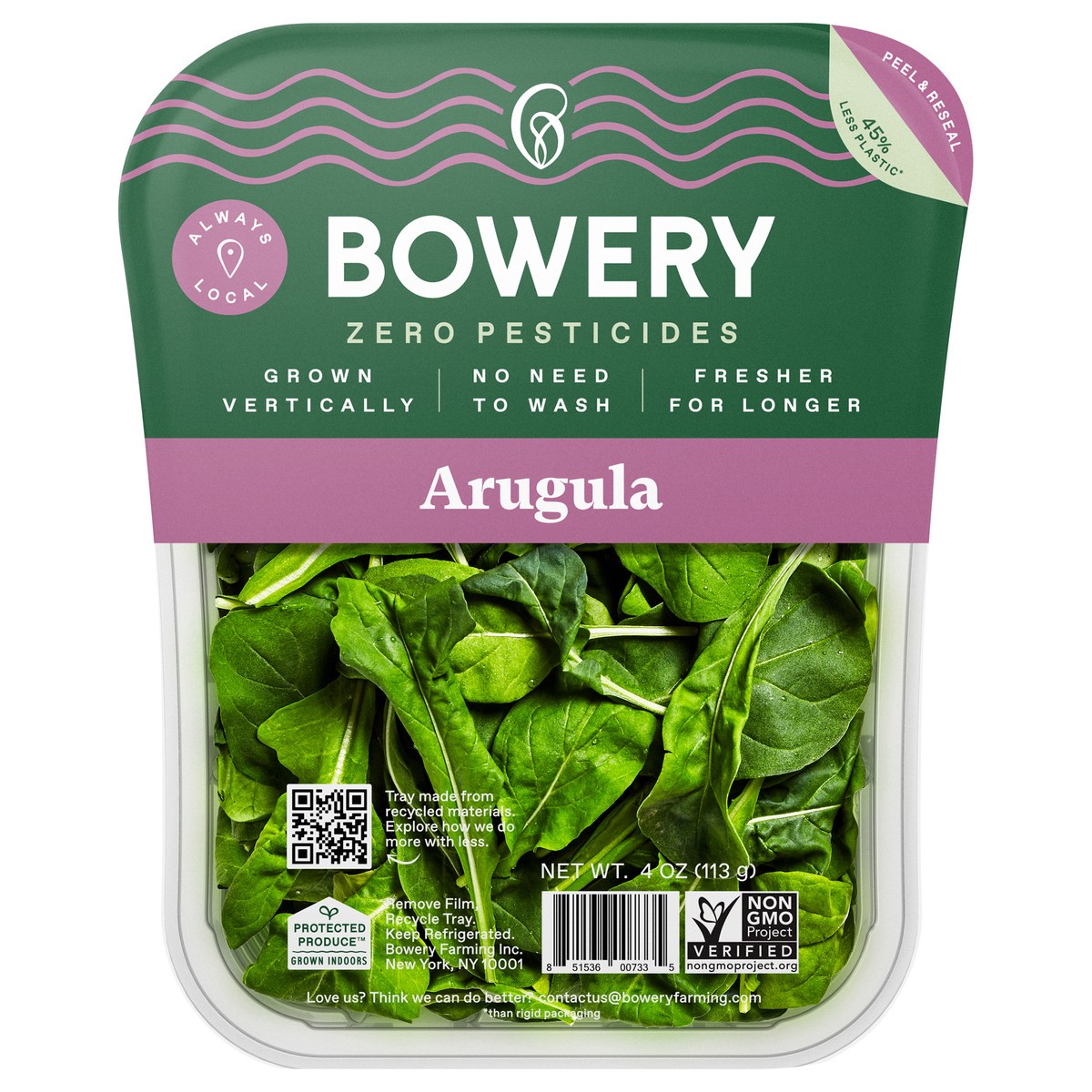 slide 1 of 8, Bowery Arugula, 4 oz