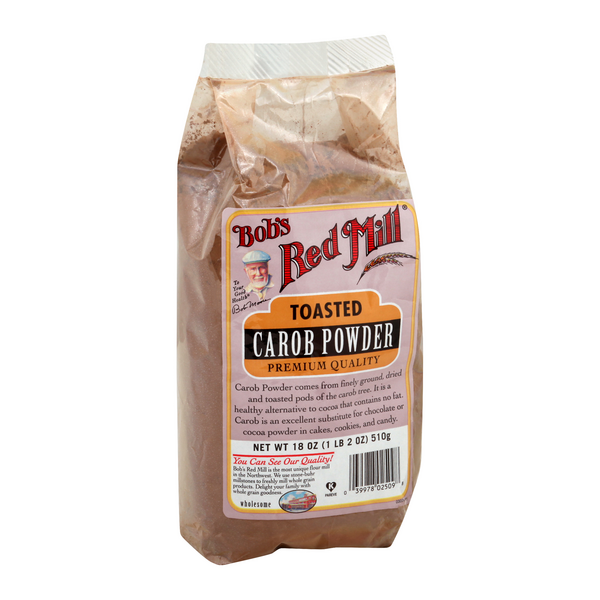 slide 1 of 1, Bob's Red Mill Toasted Carob Powder, 18 oz