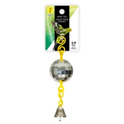 Featherland Paradise Plastic Disco Ball Toy