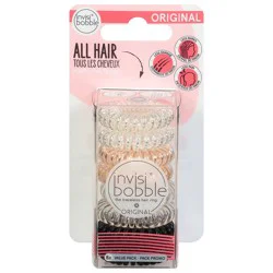 Invisibobble Original Black Metal Hair Ring Value Pack 8 ea
