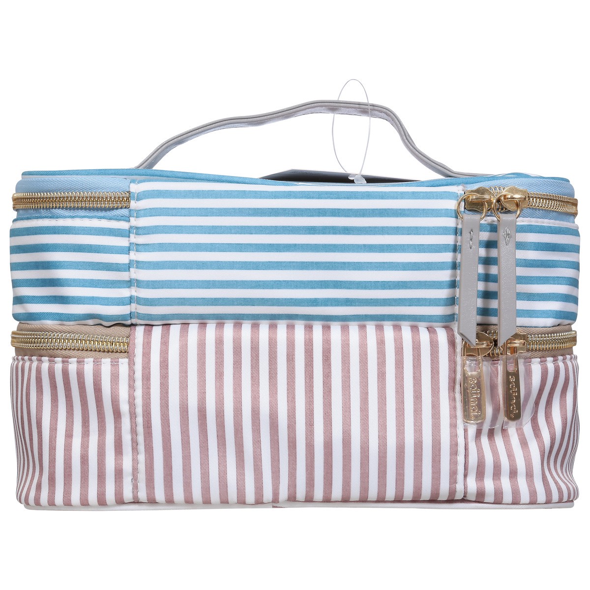 slide 7 of 11, Allegro Train Case Stripes, 1 ct