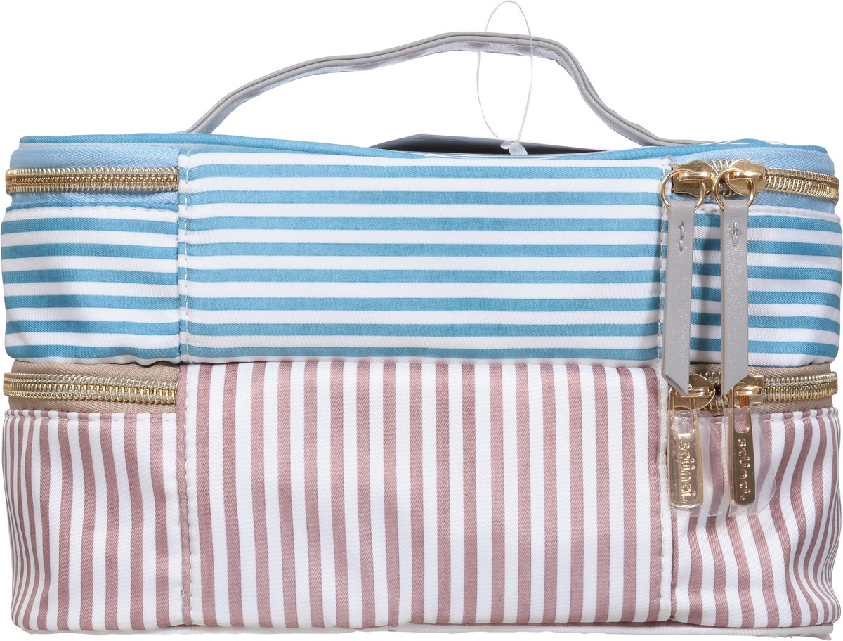 slide 8 of 11, Allegro Train Case Stripes, 1 ct