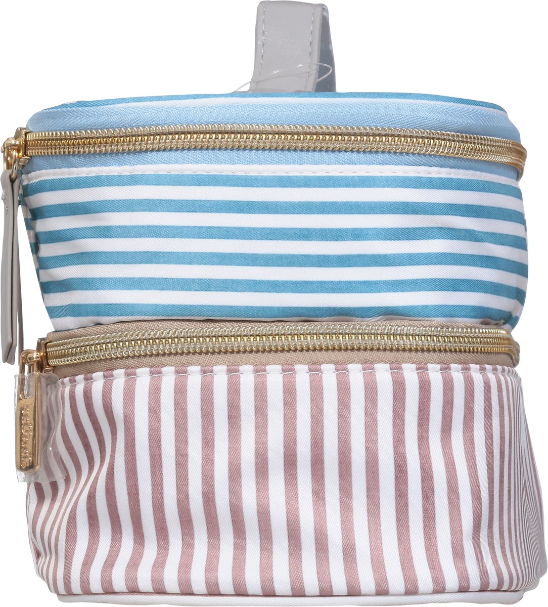 slide 10 of 11, Allegro Train Case Stripes, 1 ct