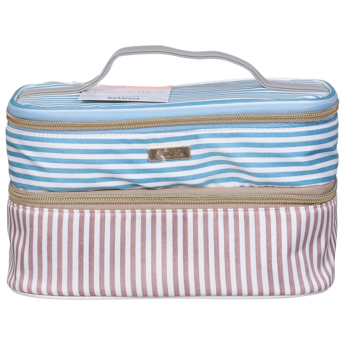 slide 1 of 11, Allegro Train Case Stripes, 1 ct
