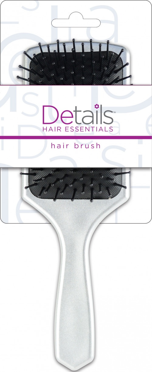 slide 1 of 1, Details Large Flat Hair Brush, 1 ct