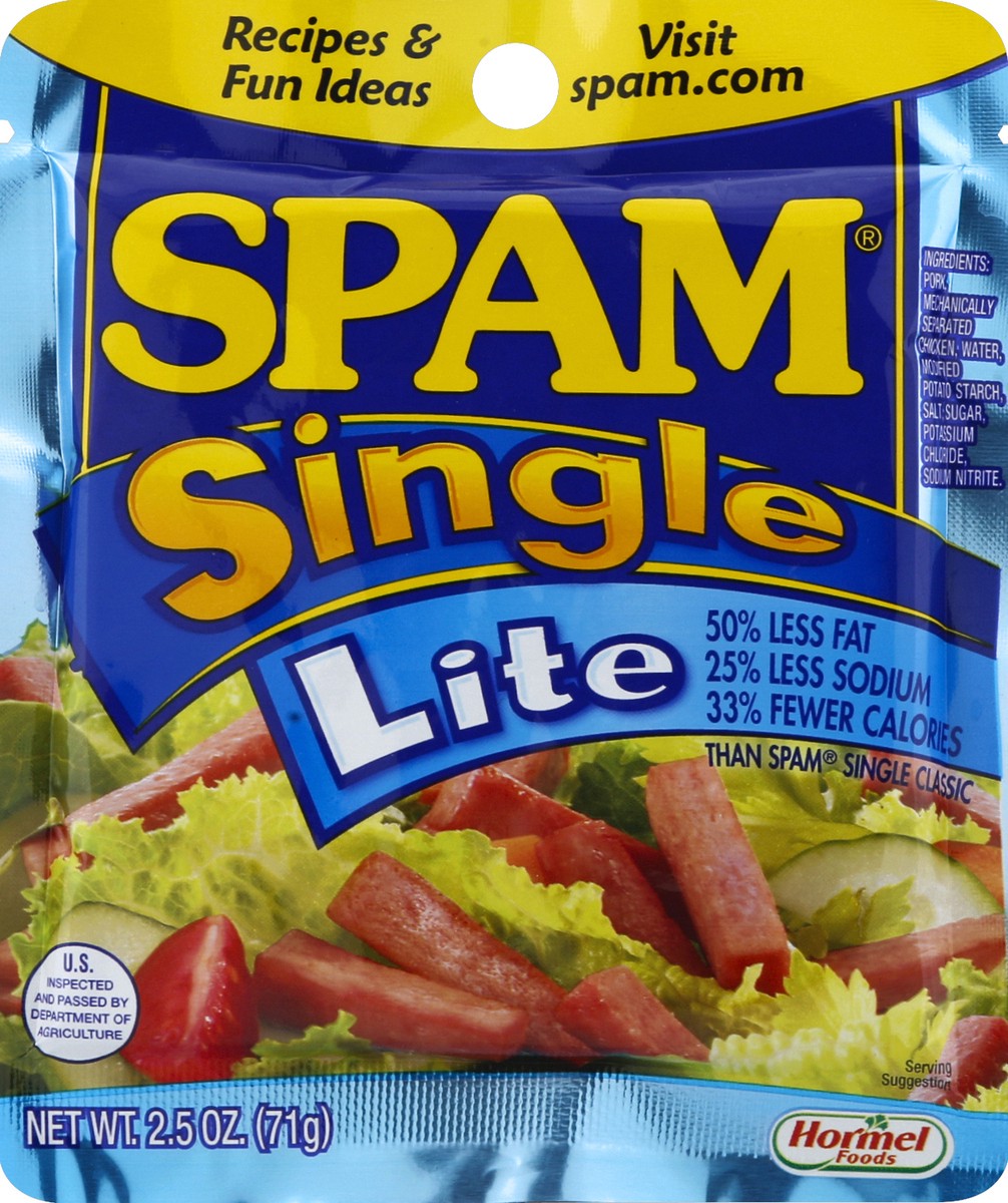 slide 1 of 8, SPAM 2.5 oz, 2.5 oz