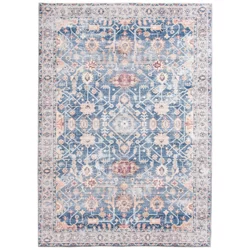 Natco Home Beveren Distressed Medallion Blue 5'x7' Area Rug