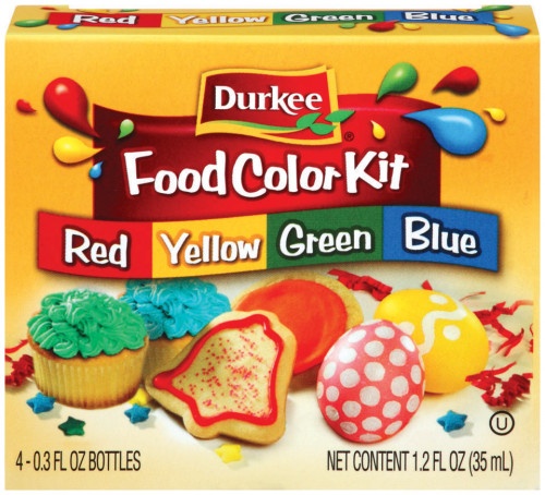 slide 1 of 1, Durkee Food Color Kit, 4 ct; 1.2 oz