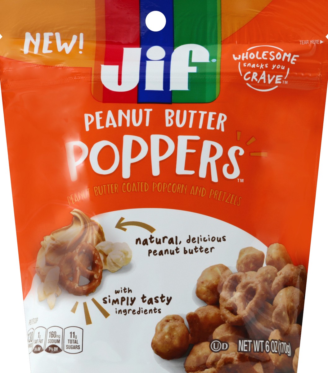 slide 2 of 2, Jif Peanut Butter Poppers, 6 oz