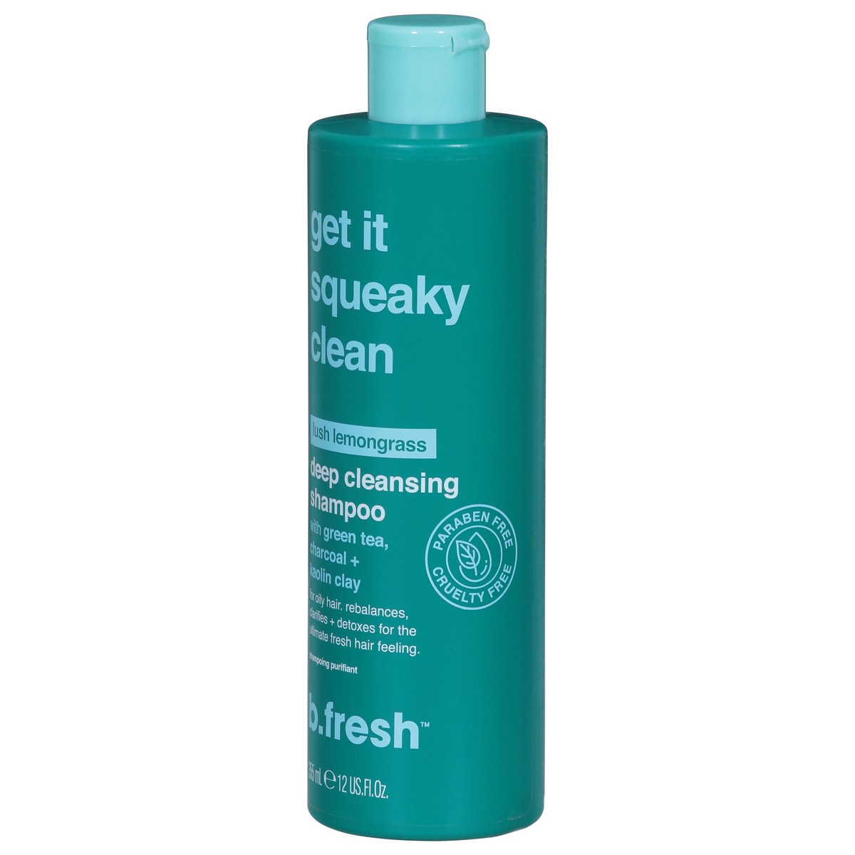 slide 8 of 9, b.fresh Deep Cleansing Lush Lemongrass Shampoo 12 fl oz, 12 oz