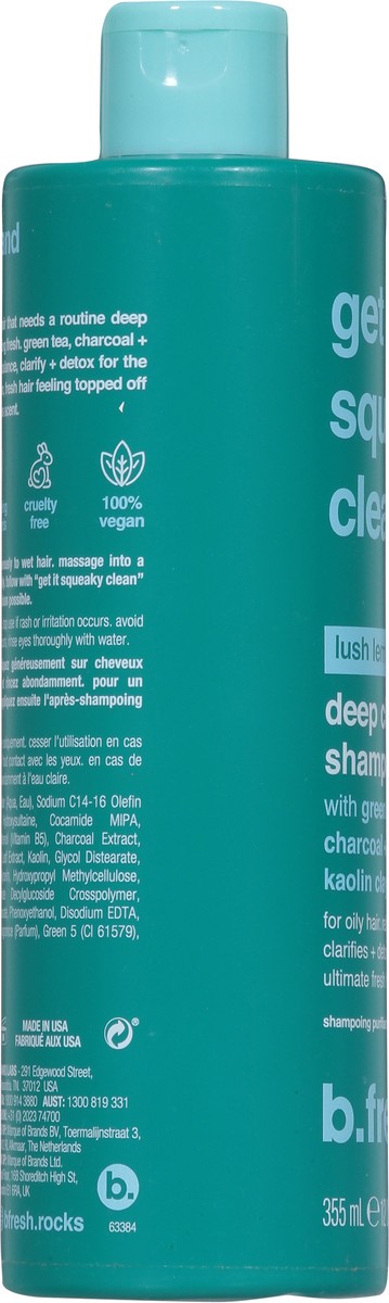 slide 6 of 9, b.fresh Deep Cleansing Lush Lemongrass Shampoo 12 fl oz, 12 oz