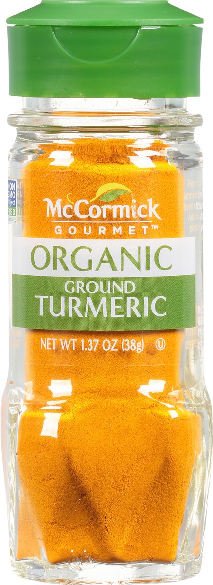 slide 4 of 7, McCormick Gourmet Organic Ground Turmeric, 1.37 oz, 1.37 oz