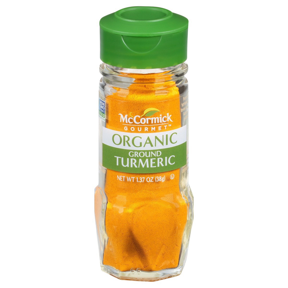 slide 1 of 7, McCormick Gourmet Organic Ground Turmeric, 1.37 oz, 1.37 oz