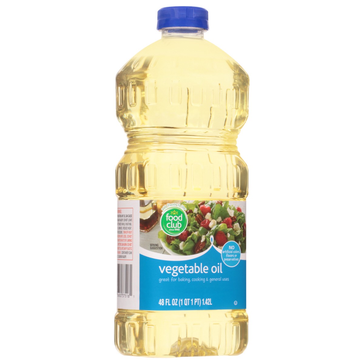 slide 2 of 9, Food Club Vegetable Oil 48 fl oz, 48 fl oz