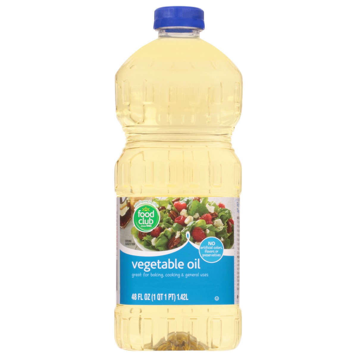 slide 1 of 9, Food Club Vegetable Oil 48 fl oz, 48 fl oz