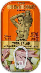 The Queen of the Coast Tuna Salad with Potatoes, Carrots, and Peas