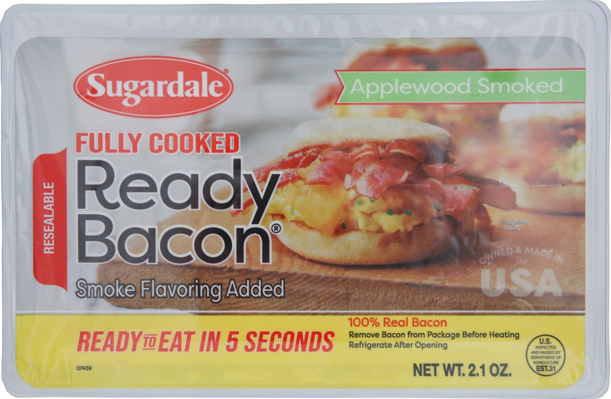 slide 3 of 3, Sugardale Ready Bacon, 2.1 oz