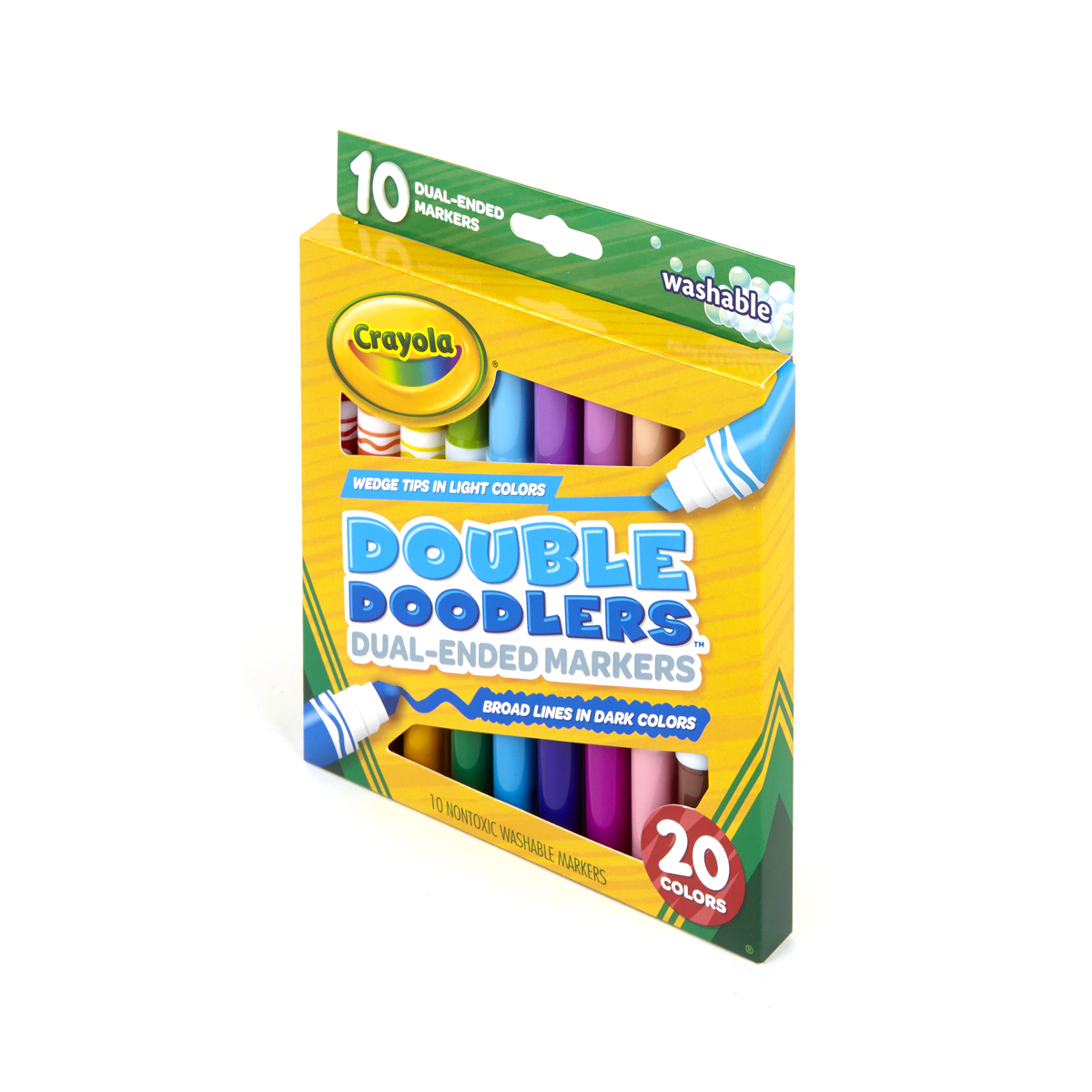 slide 3 of 9, Crayola Washable Markers Dual-tip, 10 ct
