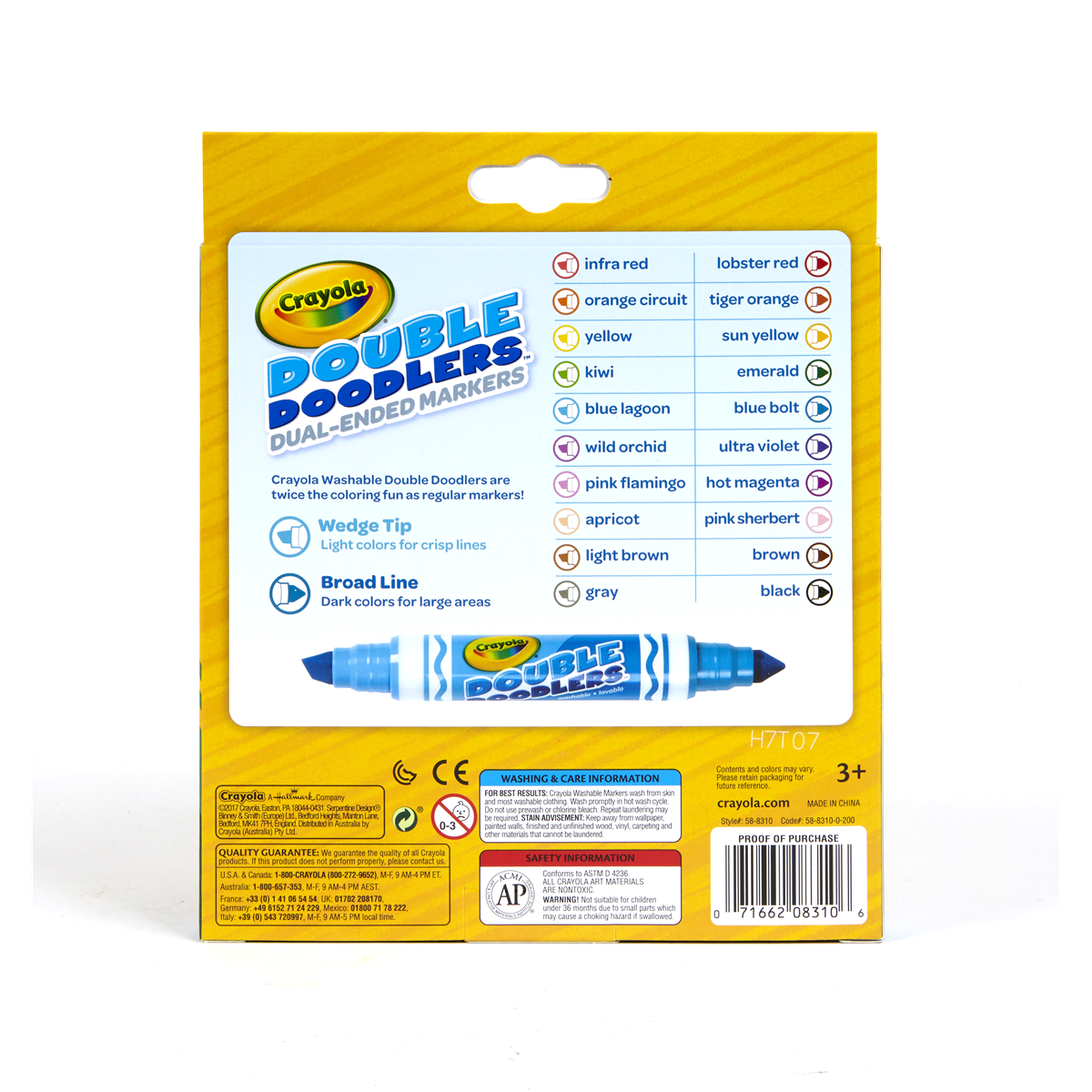 slide 6 of 9, Crayola Washable Markers Dual-tip, 10 ct