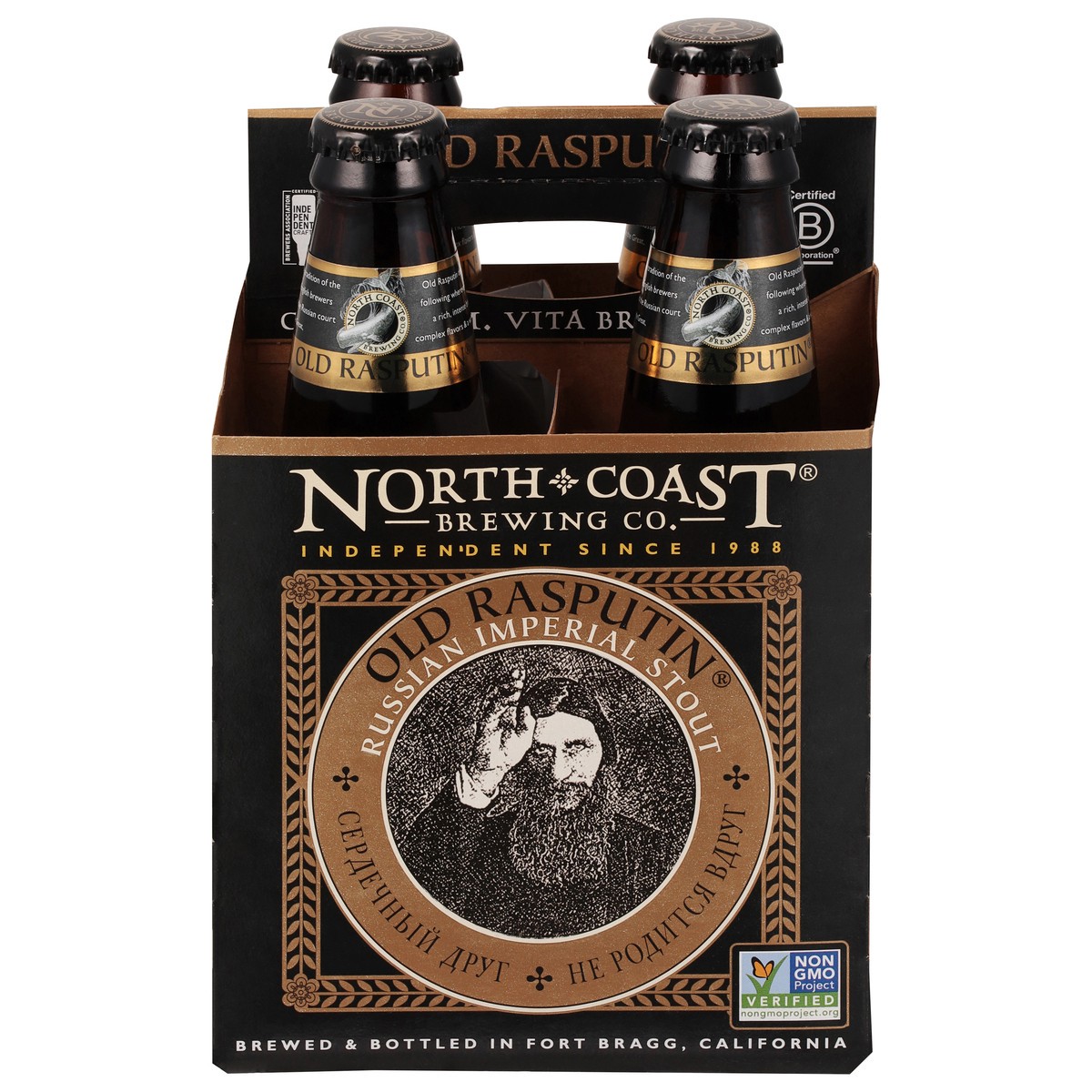 slide 1 of 9, North Coast Brewing Co. Russian Imperial Stout Old Rasputin Beer 4 - 12 fl oz Bottles, 6 ct; 12 oz