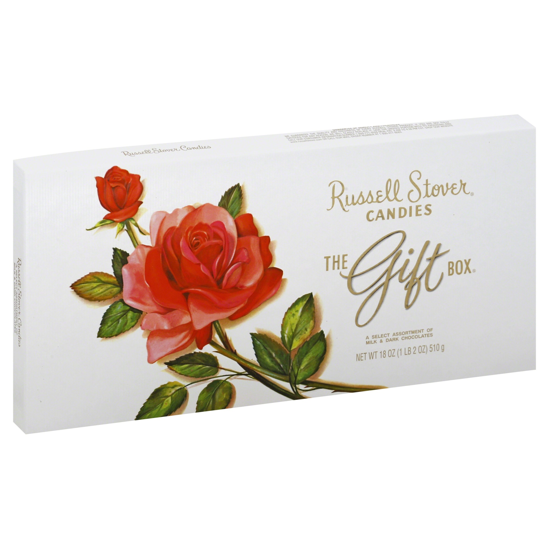 slide 1 of 4, Russell Stover Chocolate Candies Gift Box, 18 oz