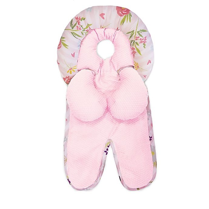 slide 1 of 7, Boppy Reversible Printed Head and Neck Support - Pink, 1 ct