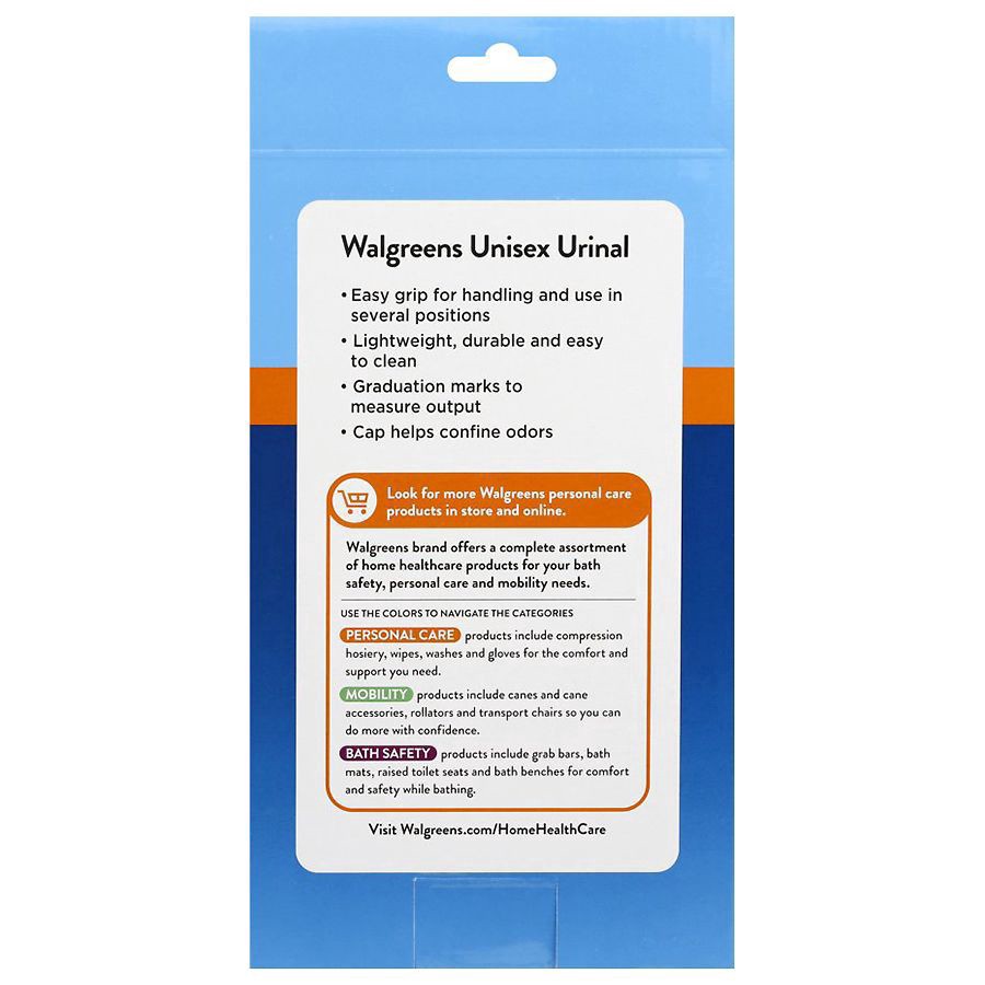 slide 2 of 2, Walgreens Unisex Urinal, 1 ct