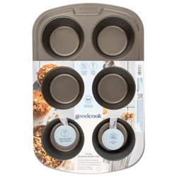 Good Cook Muffin Pan Nonstick 6 Cup