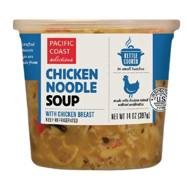 slide 1 of 1, Pacific Coast Selections, Chicken Noodle Soup, 14 Oz, 1 ct