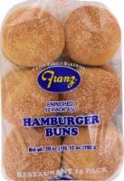 slide 1 of 1, Franz Enriched Sesame Hamburger Buns, 12 ct; 2.33 oz