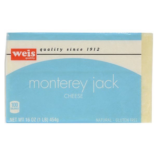 slide 1 of 1, Monterey Jack Bar Cheese, 16 oz