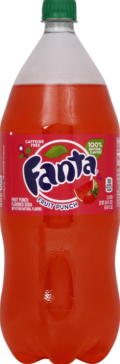 slide 1 of 4, Fanta Soda - 2 liter, 2 liter