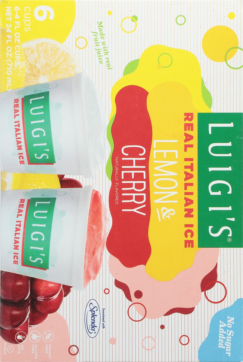 slide 5 of 9, Luigi's Real Italian Ice / No Sugar Added Variety Pack, 24 fl oz