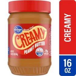 Kroger Gluten Free Creamy Peanut Butter - 16 oz