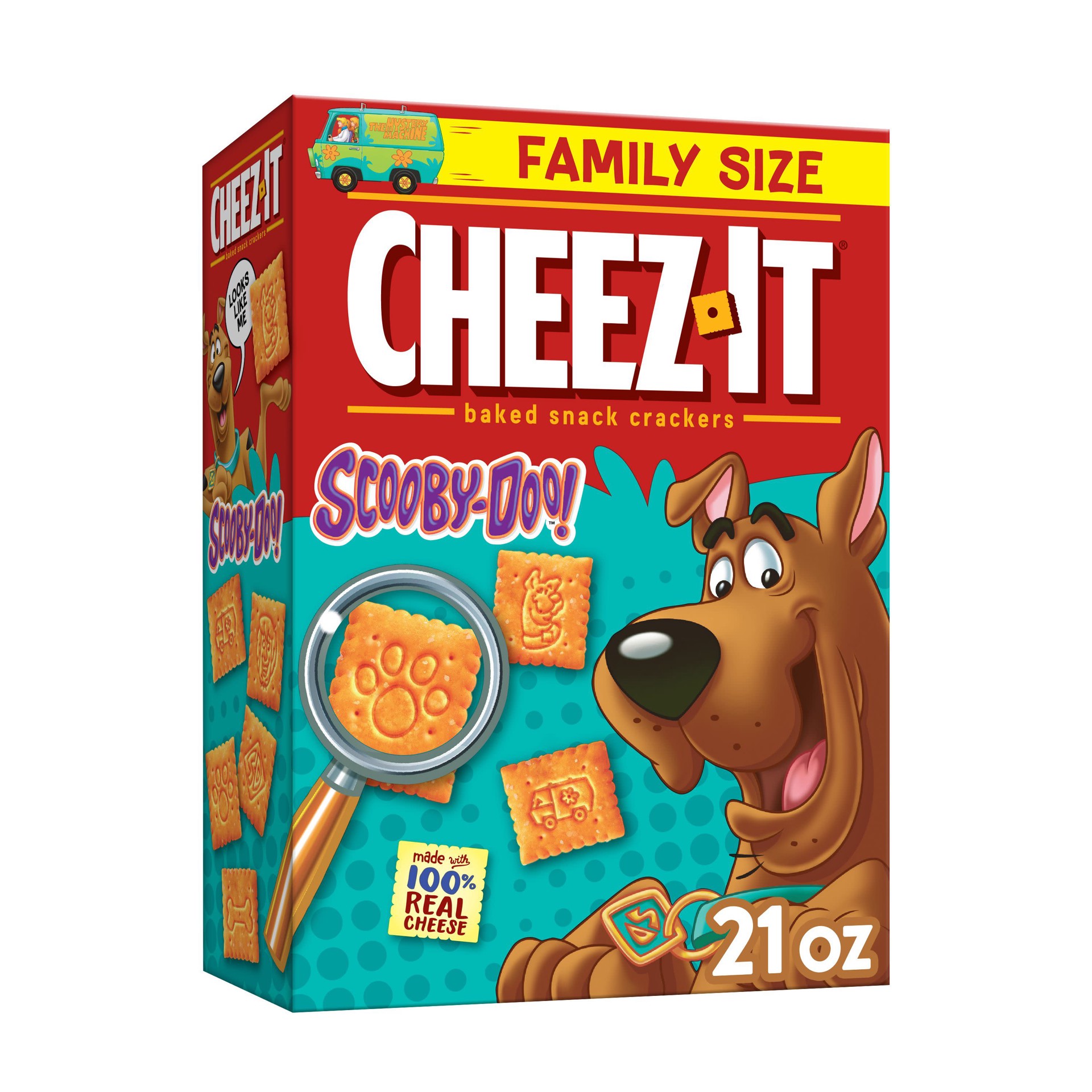 slide 1 of 5, Cheez-It SCOOBY-DOO! Cheese Crackers, Original, 21 oz, 21 oz