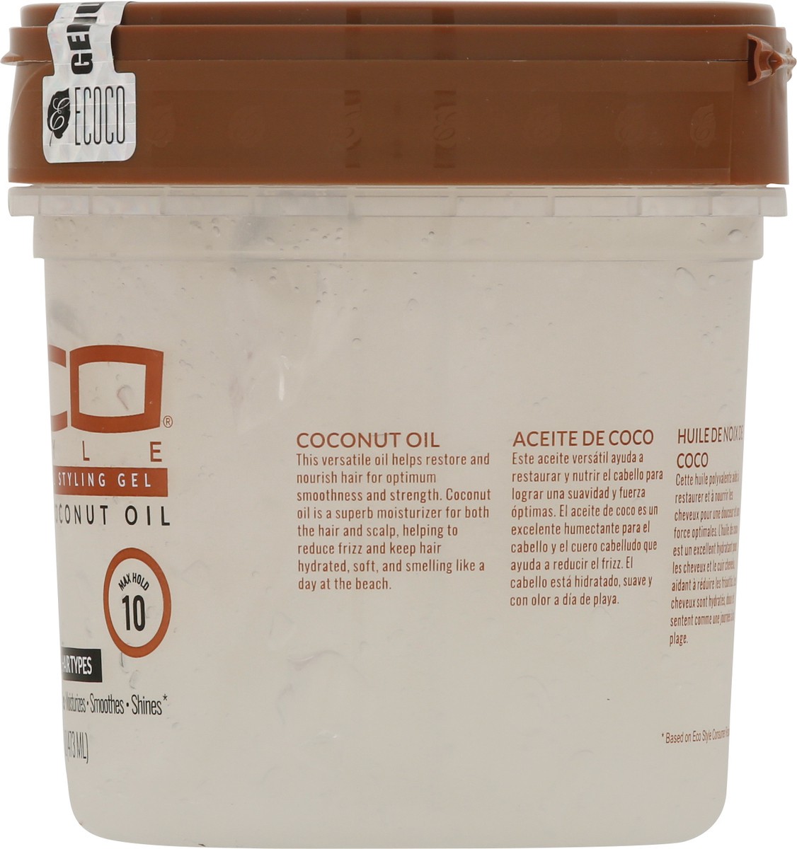 slide 8 of 9, Eco Styler Ecoco Style Gel Coconut, 16 oz