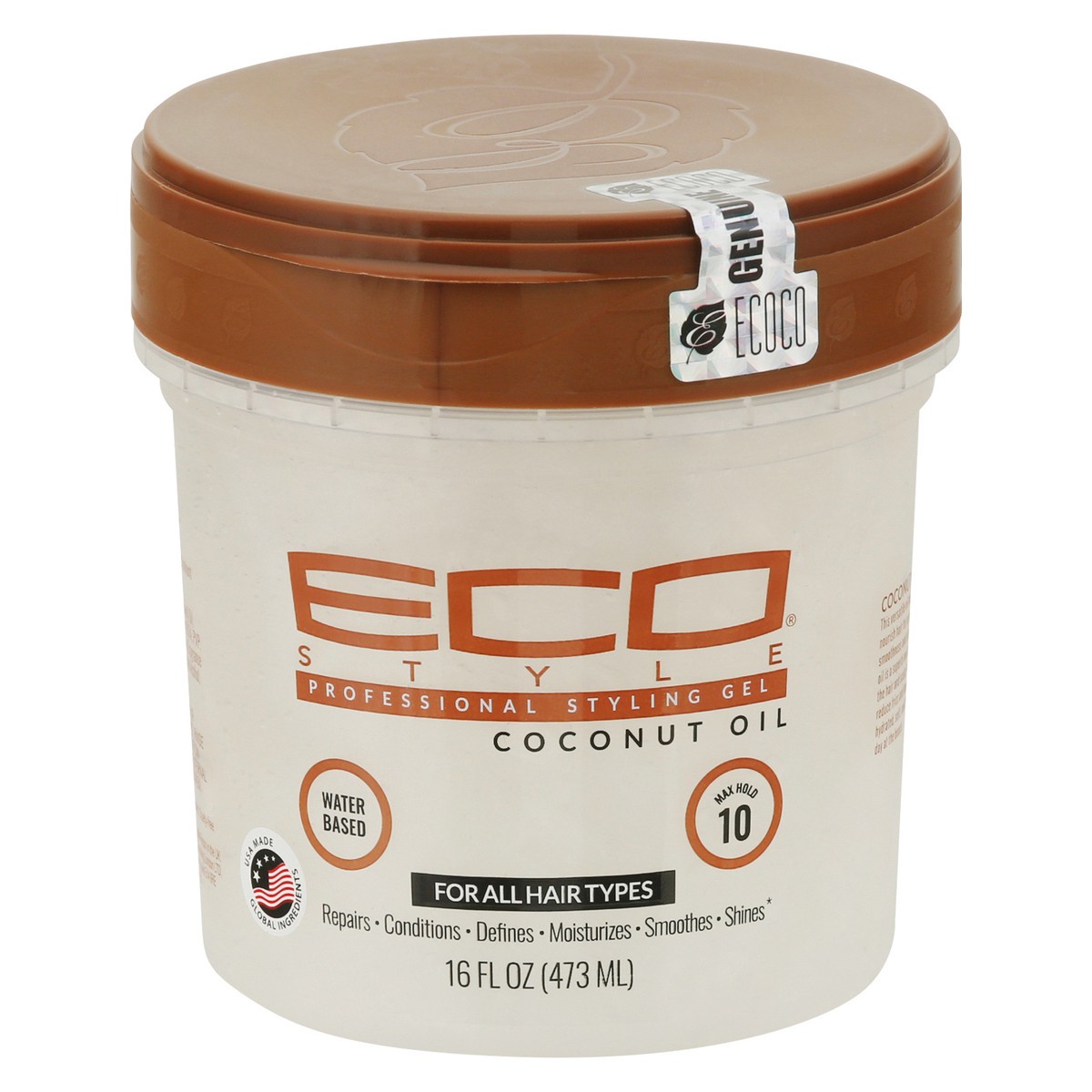 slide 1 of 9, Eco Styler Ecoco Style Gel Coconut, 16 oz