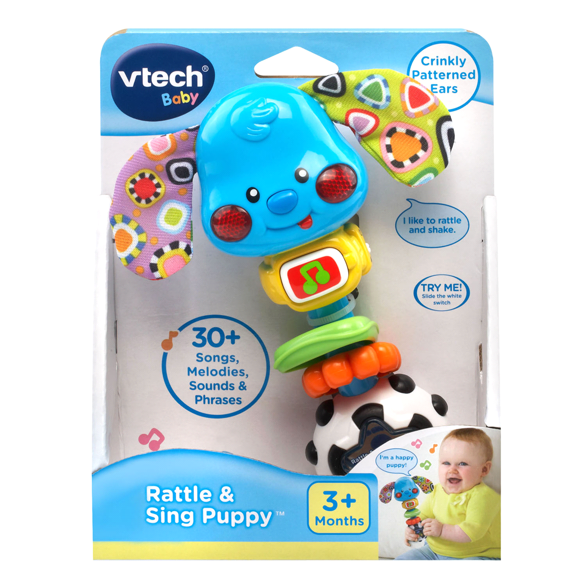 slide 2 of 2, VTech Rattle & Sing Puppy, 1 ct