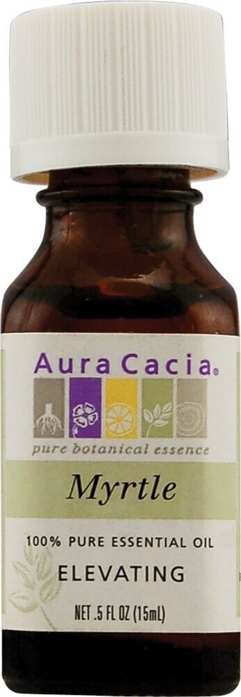 slide 1 of 1, Aura Cacia Elevating Myrtle Pure Essential Oil, 0.5 fl oz