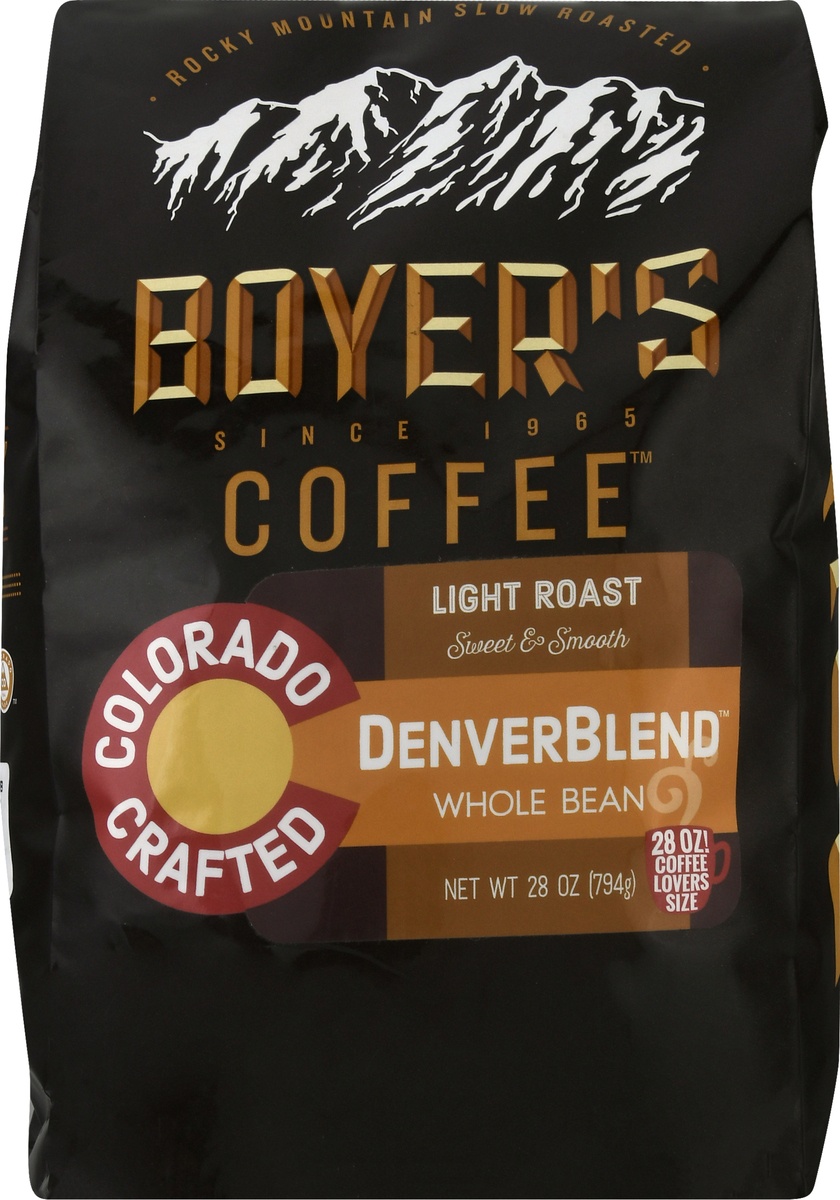 slide 7 of 8, Boyer's Denver Blend Whole Bean Coffee, 28 oz