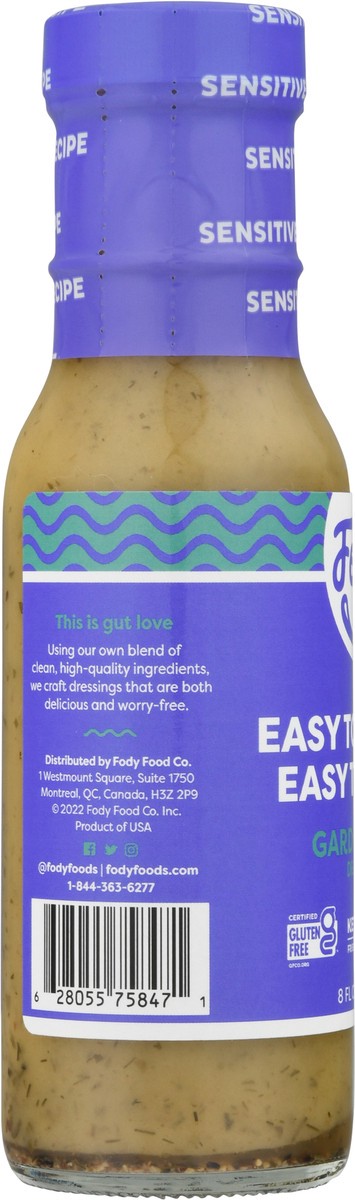 slide 7 of 9, Fody Dressing Garden Herb, 8 oz