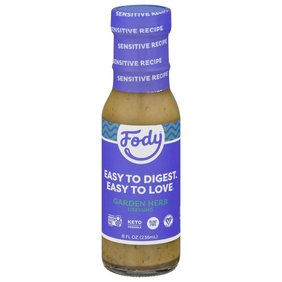 slide 1 of 9, Fody Dressing Garden Herb, 8 oz