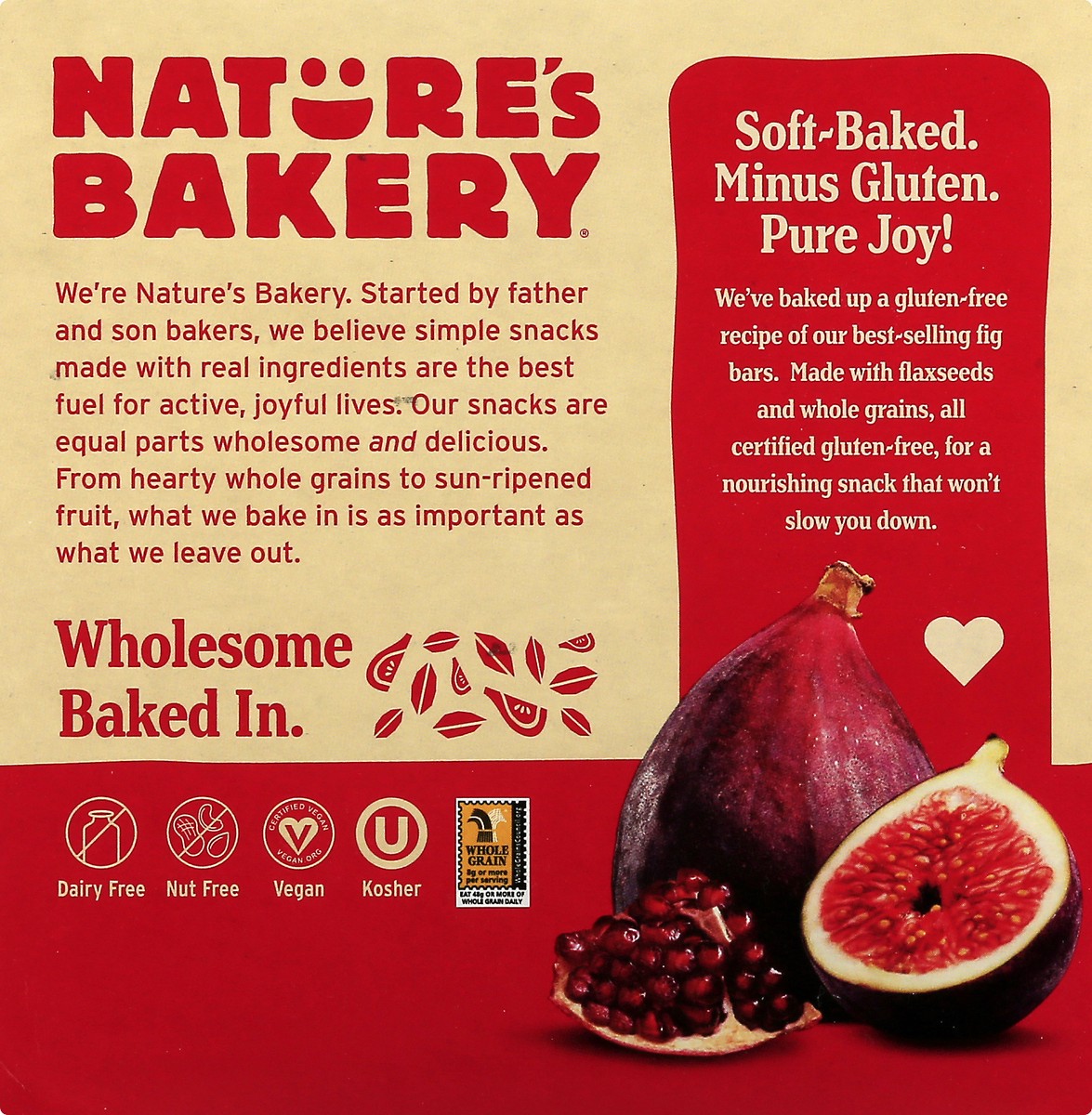 slide 6 of 9, Nature's Bakery Pomegranate Gluten Free Fig Bars, Snack Bars, 6 Ct, 6 ct; 2 oz