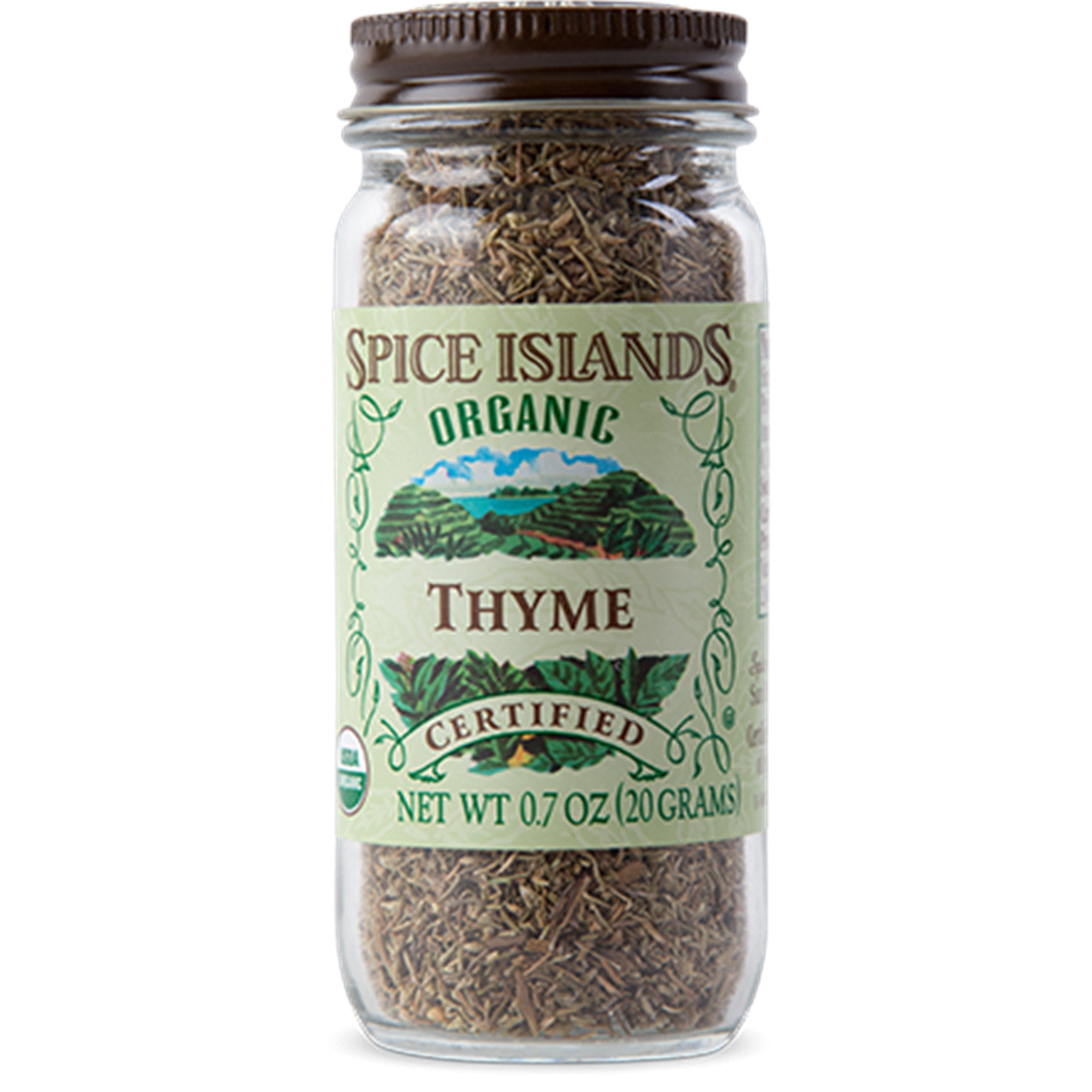 slide 1 of 1, Spice Islands Organic Thyme Leaf, 0.7 oz