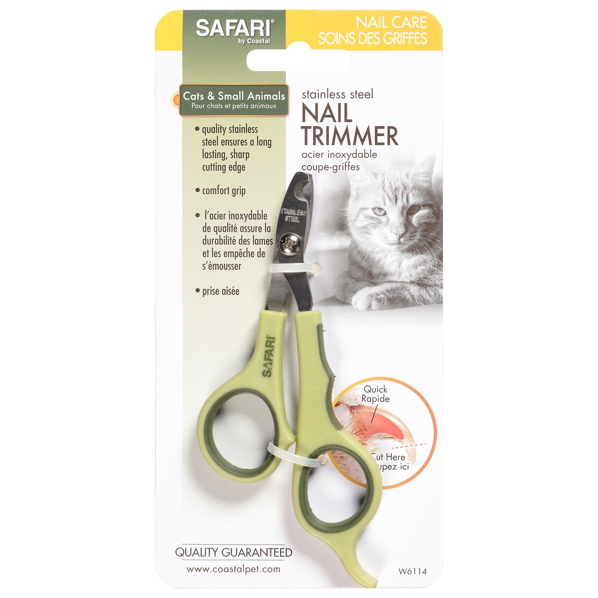 slide 12 of 13, Safari by Coastal Cat Deluxe Nail Trimmer, No Color, One Size (5" L x 2.25" W), 1 ct