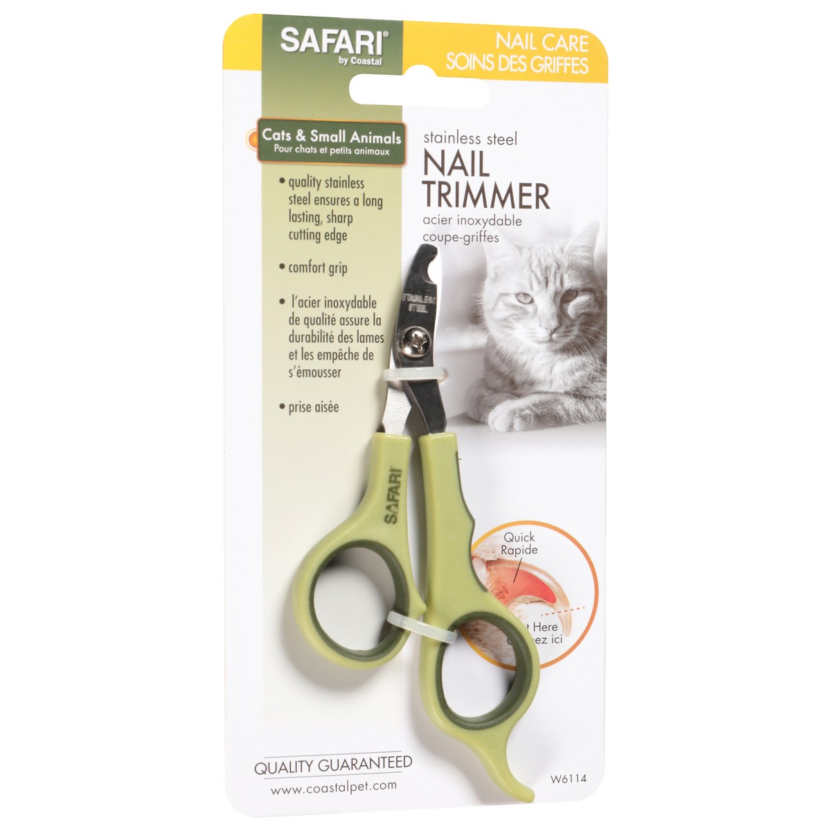 slide 6 of 13, Safari by Coastal Cat Deluxe Nail Trimmer, No Color, One Size (5" L x 2.25" W), 1 ct